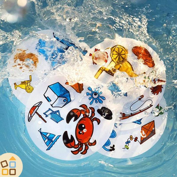 Dobble Waterproof - Gioco Di Carte Da Spiaggia (6-99 Anni) – Centro 