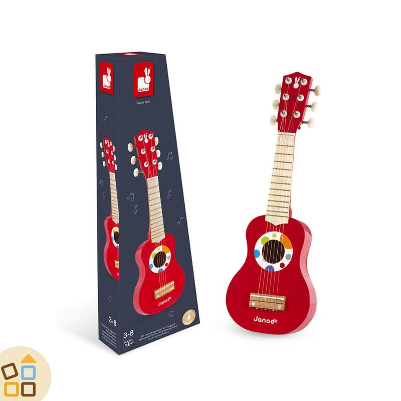 3. Prima Chitarra in Legno, Rosso (RISERVATA Lista Natale Roberto)