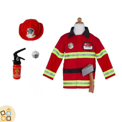 Costume Carnevale Bambini  Pompiere con Accessori (3-6 anni) – cgEdù -  Centro Gioco Educativo