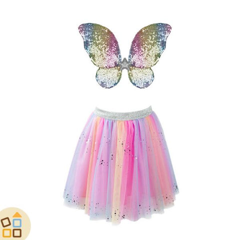 Costume Carnevale per Bambina - Fata dell'Arcobaleno (4-6 anni) – cgEdù -  Centro Gioco Educativo