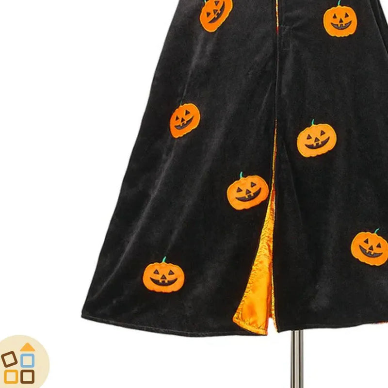 Costume Zucca Halloween, Mantella