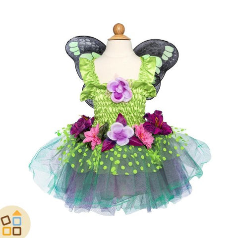 Costume Carnevale per Bambina  Fata dei Fiori Rosa + Ali (3-4 anni) –  cgEdù - Centro Gioco Educativo