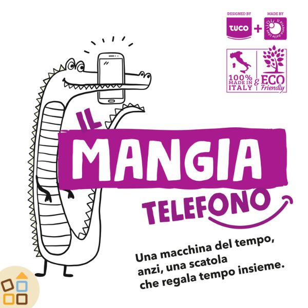 Mangia Telefono in legno, Coccodrillo