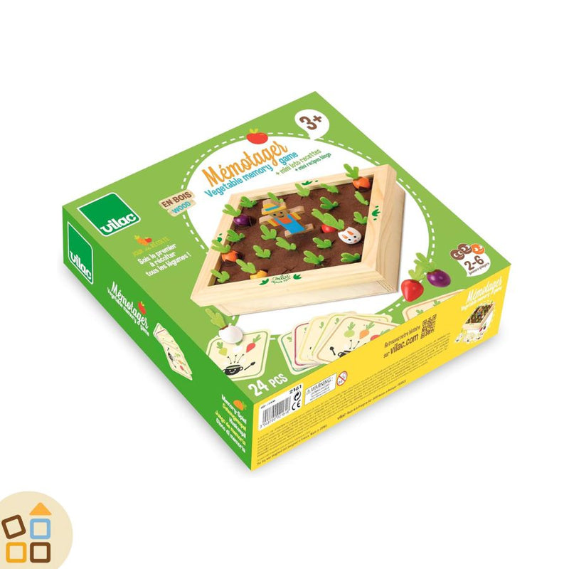 Gioco di Memoria delle Verdure, 2 in 1