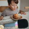 Microfono Bluetooth con Luci LED per Karaoke, Azzurro