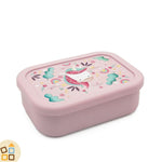 Porta merenda in silicone, Unicorno Sparkly