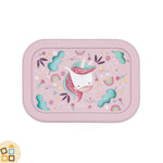 Porta merenda in silicone, Unicorno Sparkly