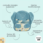 Zaino Grande A4, Elefante Chewy