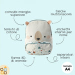 Zaino Grande A4, Orso Munchy