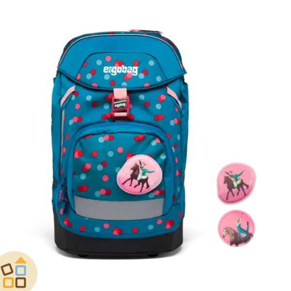 Zaino Scuola Ergonomico, Ergobag Bearlegance Pois