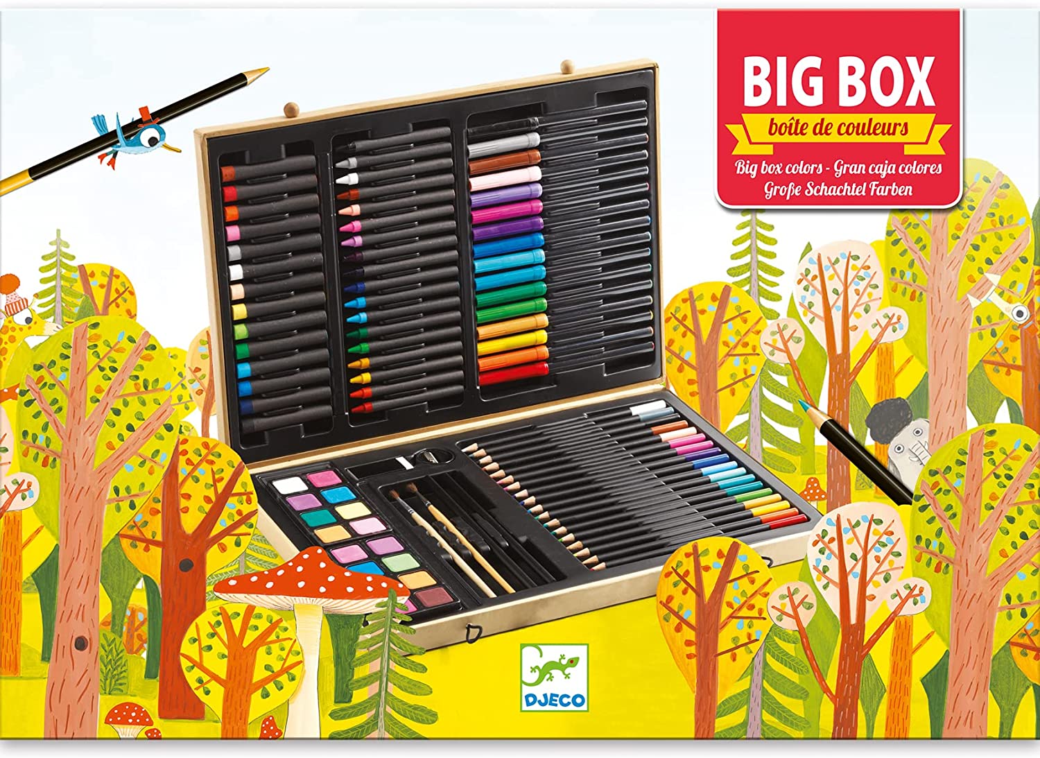 Valigetta dei Colori - Big Box Djeco - Disegnare e Colorare (+6 anni) –  cgEdù - Centro Gioco Educativo