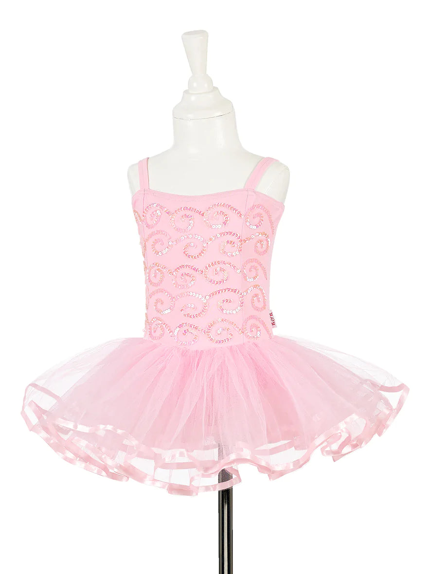 Vestito da Ballerina - Tutù Rosa con Pailettes - Carnevale (3-5 anni) –  cgEdù - Centro Gioco Educativo